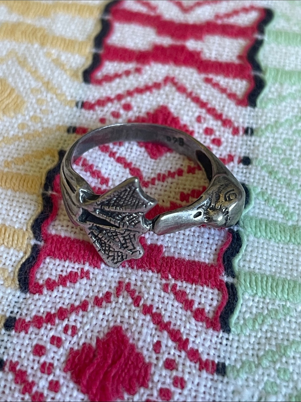 Animal Ring - Adorable Sterling Silver Duck!